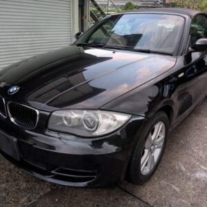 2010 Bmw 1 Series black gasoline used car Japan export