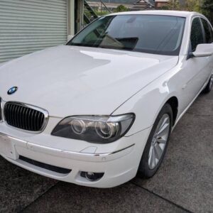2008 Bmw 7 Series white gasoline used car Japan export