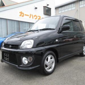 2006 Subaru Pleo black gasoline used car Japan export