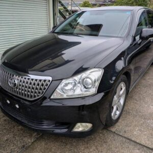 2009 Toyota Crown Majesta black gasoline used car Japan export