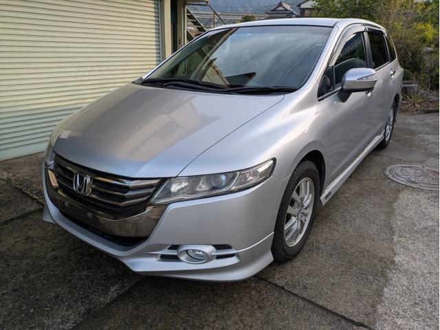 Ref:AUX-21741801 HONDA ODYSSEY 2012 1 2012 Honda Odyssey silver gasoline used car Japan export