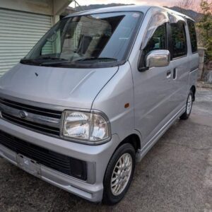 2002 Daihatsu Atrai Wagon silver gasoline used car Japan export