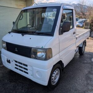 2001 Mitsubishi Minicab Truck white gasoline used car Japan export