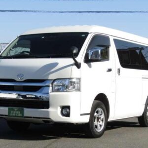 2021 Toyota Hiace Wagon white gasoline used car Japan export