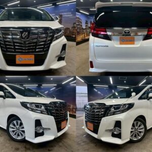 2015 Toyota Alphard pearl gasoline used car Japan export