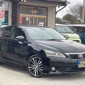 2013 Lexus Ct black hybrid used car Japan export