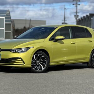 2024 Volkswagen Golf yellow hybrid used car Japan export