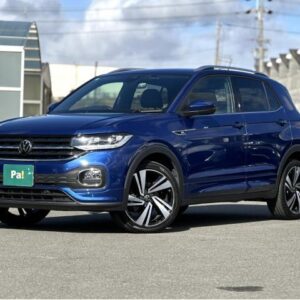 2024 Volkswagen T-Cross blue gasoline used car Japan export