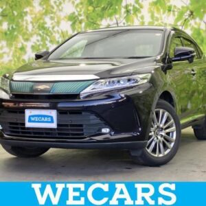 2019 Toyota Harrier black gasoline used car Japan export