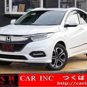 2018 Honda Vezel pearl hybrid used car Japan export