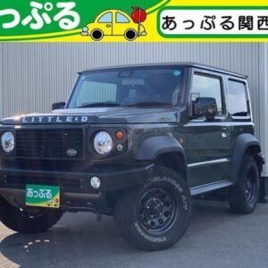 2021 Suzuki Jimny Sierra green gasoline used car Japan export