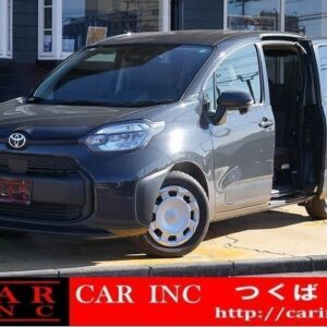 2023 Toyota Sienta gray hybrid used car Japan export