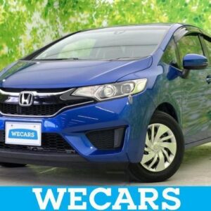 2017 Honda Fit blue gasoline used car Japan export