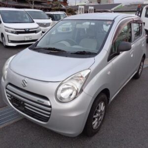 2014 Suzuki Alto silver gasoline used car Japan export