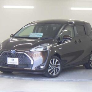 2019 Toyota Sienta tea hybrid used car Japan export