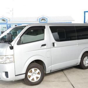 2014 Toyota Regius Ace Van silver diesel used car Japan export