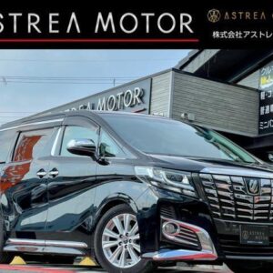 2015 Toyota Alphard black gasoline used car Japan export