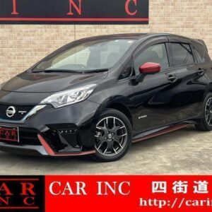 2019 Nissan Note black hybrid used car Japan export
