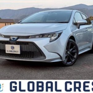 2022 Toyota Corolla Touring silver gasoline used car Japan export