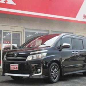 2015 Toyota Voxy black gasoline used car Japan export