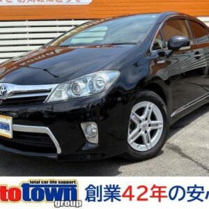 2013 Toyota Sai black hybrid used car Japan export