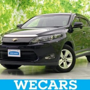2015 Toyota Harrier black gasoline used car Japan export