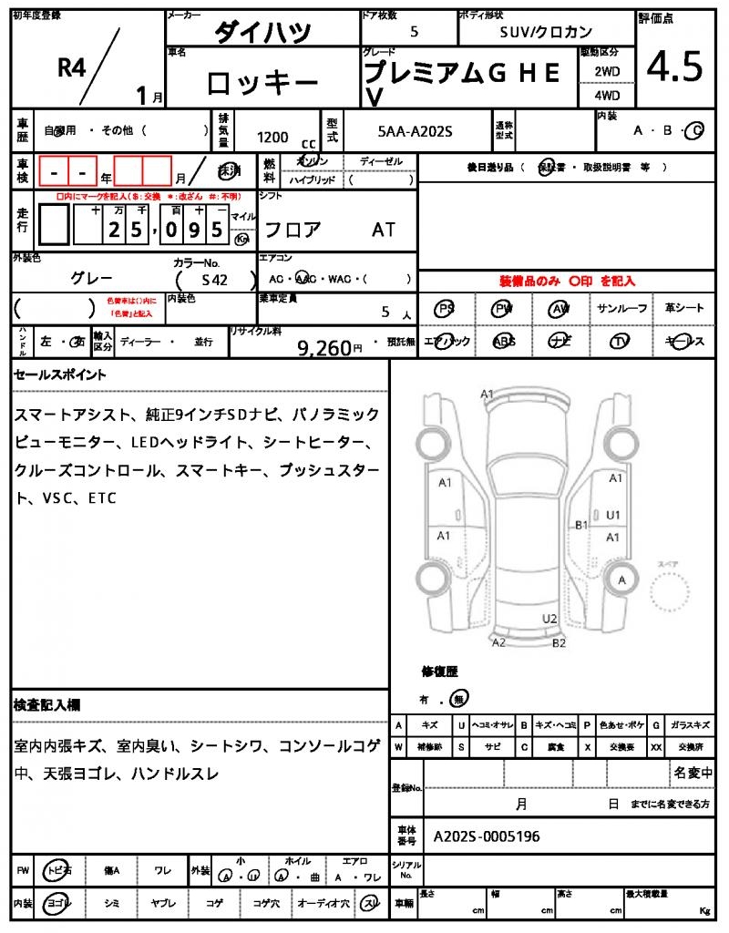 Ref:AUX-21892302 DAIHATSU ROCKY 2022 - Image 9
