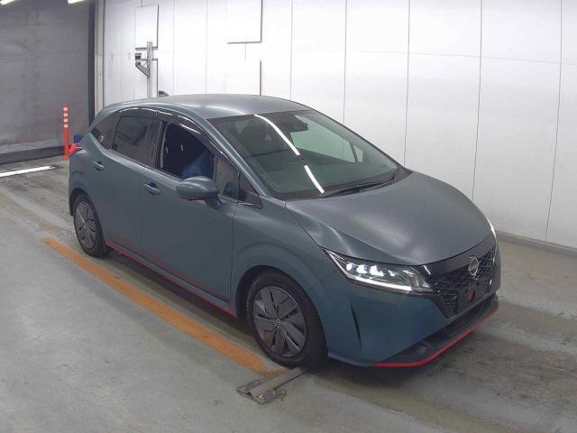 Ref:AUX-21948040 NISSAN NOTE 2021 1 2021 Nissan Note gray gasoline used car Japan export