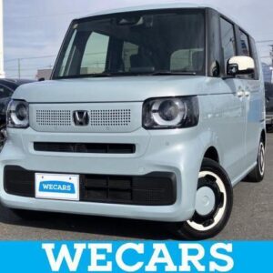 2023 Honda N-Box blue gasoline used car Japan export