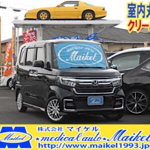 2021 Honda N-Box black gasoline used car Japan export