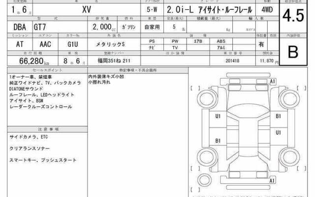 Ref:AUX-22151403 SUBARU XV 2019 - Image 10