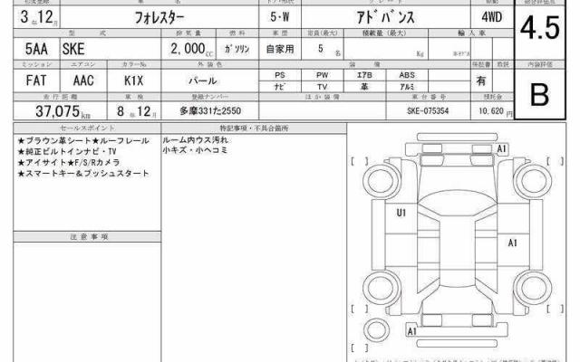 Ref:AUX-22187204 SUBARU FORESTER 2021 - Image 6