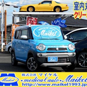 2015 Suzuki Hustler blue hybrid used car Japan export