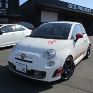 2013 Abarth Abarth 595 white gasoline used car Japan export