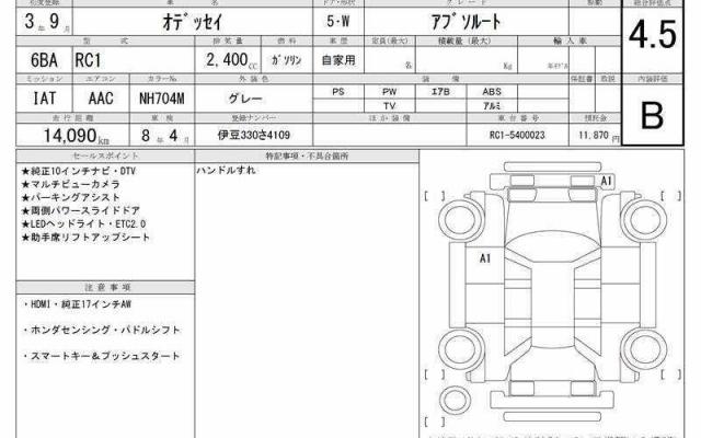 Ref:AUX-22248199 HONDA ODYSSEY 2021 - Image 6