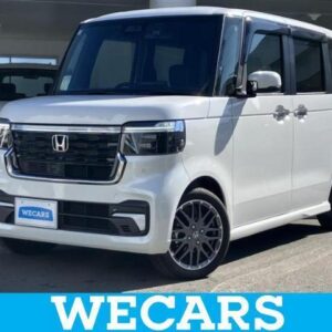 2025 Honda N-Box Custom pearl gasoline used car Japan export