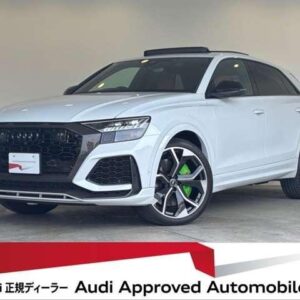 2024 Audi Rs Q8 white hybrid used car Japan export