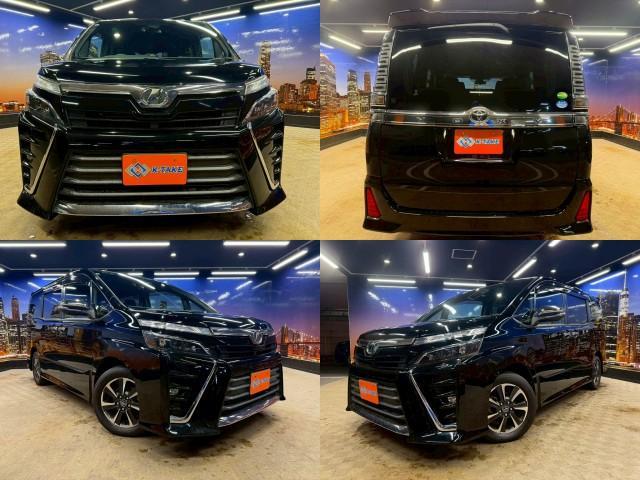 Ref:AUX-22262122 TOYOTA VOXY 2018 1 2018 Toyota Voxy black gasoline used car Japan export
