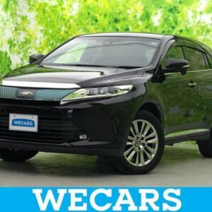 2019 Toyota Harrier black gasoline used car Japan export