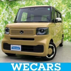 2023 Honda N-Box yellow gasoline used car Japan export