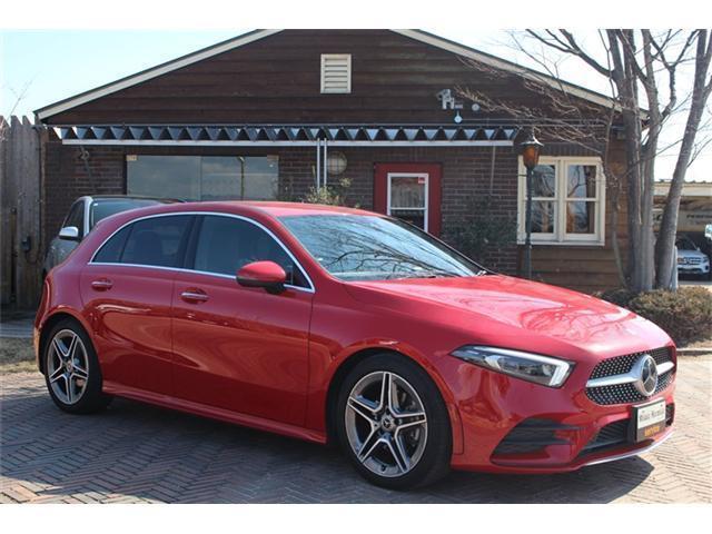 Ref:AUX-22297683 MERCEDES BENZ A-CLASS 2018 1 2018 Mercedes Benz A-Class red gasoline used car Japan export