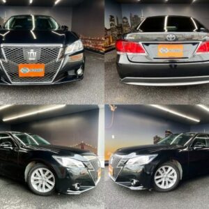 2013 Toyota Crown black gasoline used car Japan export