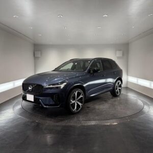 2023 Volvo Xc60 blue hybrid used car Japan export