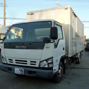 2006 Isuzu Elf Truck white diesel used car Japan export