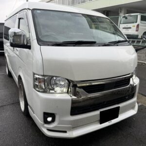 2022 Toyota Hiace Van pearl gasoline used car Japan export