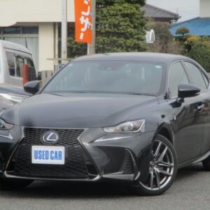 2017 Lexus Is black gasoline used car Japan export