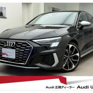 2022 Audi S3 Sedan black gasoline used car Japan export