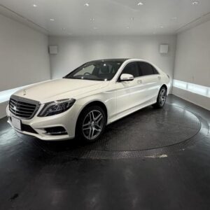 2015 Mercedes Benz S-Class white hybrid used car Japan export