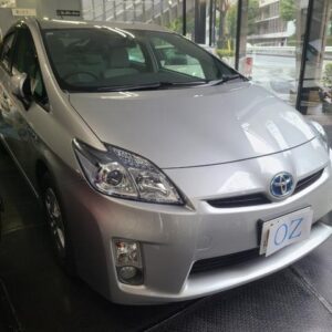 2009 Toyota Prius silver hybrid used car Japan export