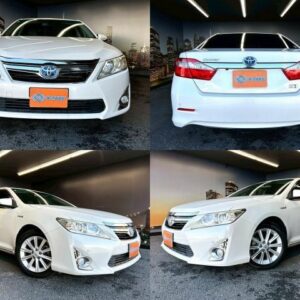 2012 Toyota Camry white gasoline used car Japan export